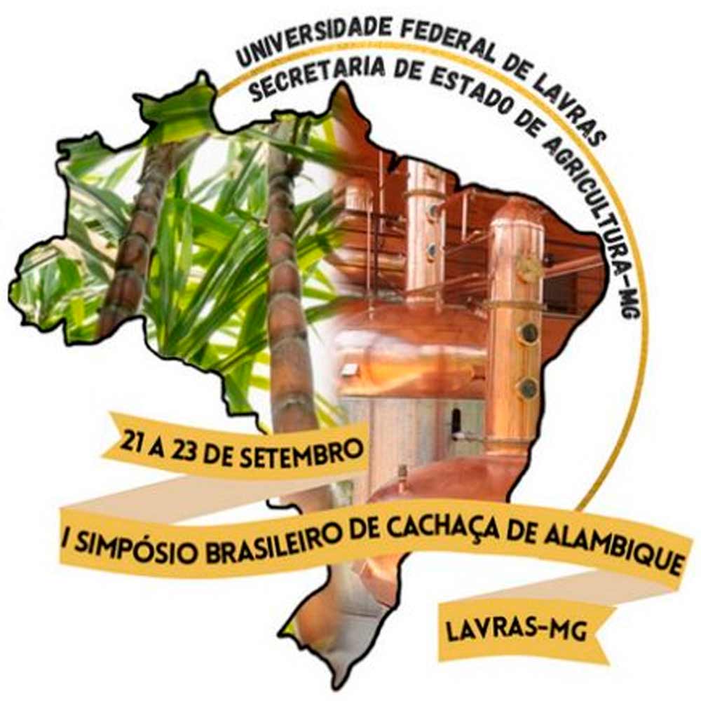 Logo do I Simpósio Brasileiro de Cachaça de Alambique