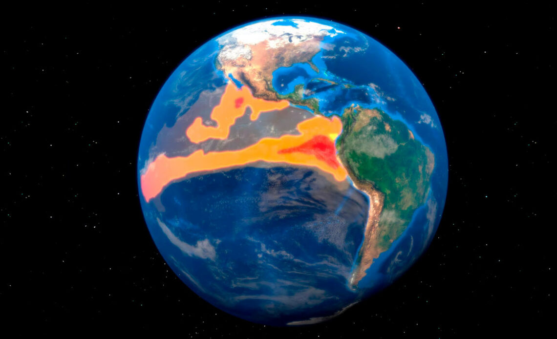 El Niño em destaque no Oceano Pacífico