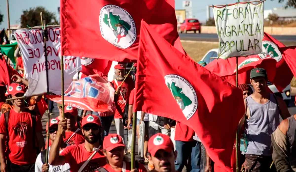 Manifestação do MST