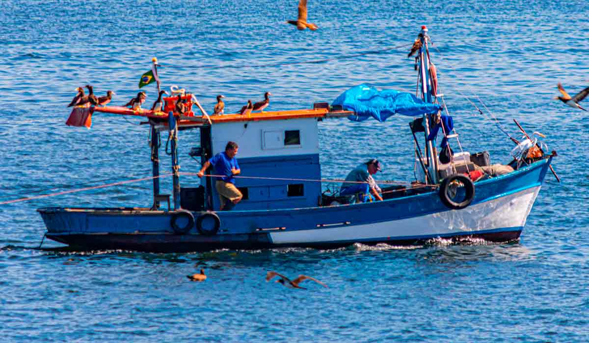 Barco de pesca de pequeno porte