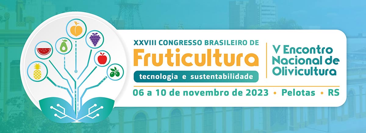 Banner do XXVIII Congresso Brasileiro de Fruticultura