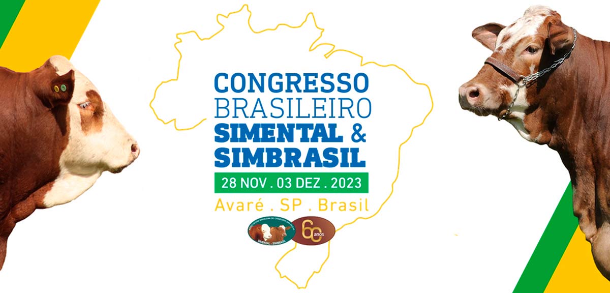 Banner do Congresso Brasileiro das Raças Simental e Simbrasil