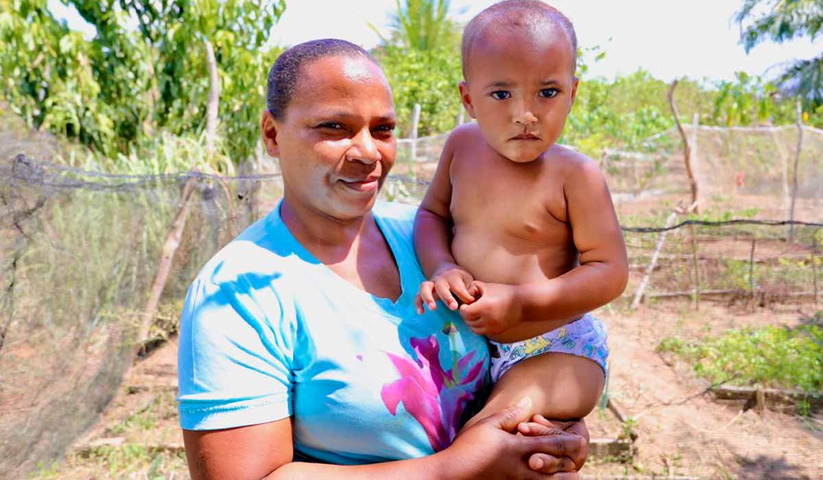 A agricultora familiar Aida Ressureição