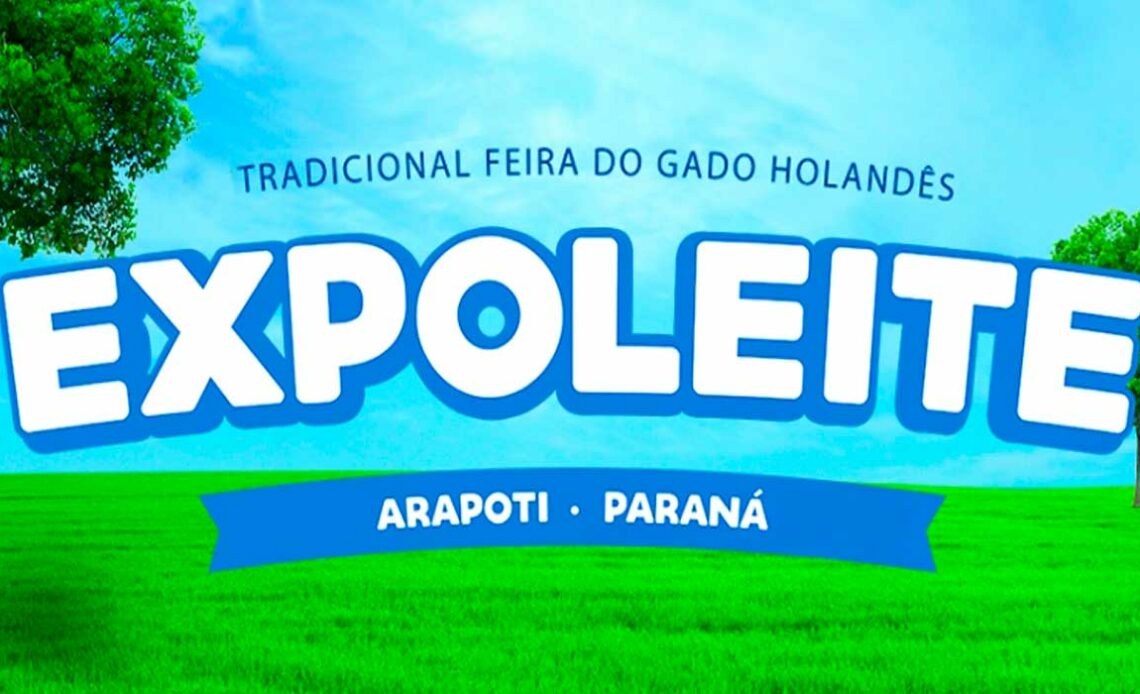 Banner da Expoleite Arapoti