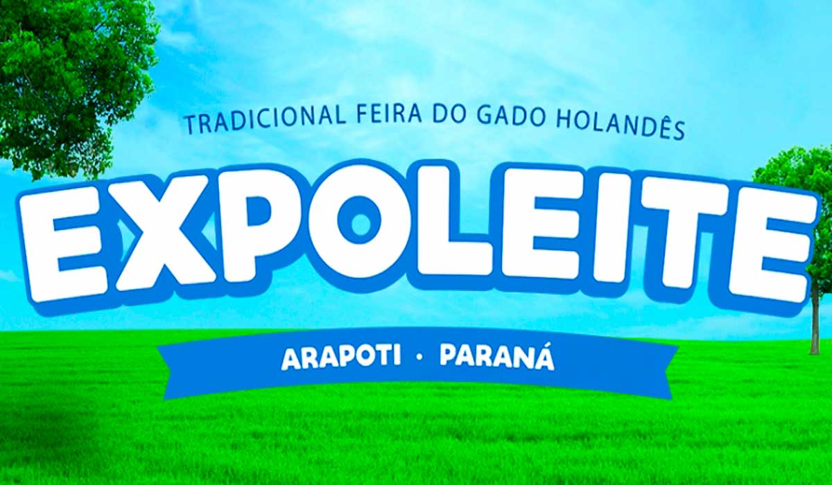Banner da Expoleite Arapoti