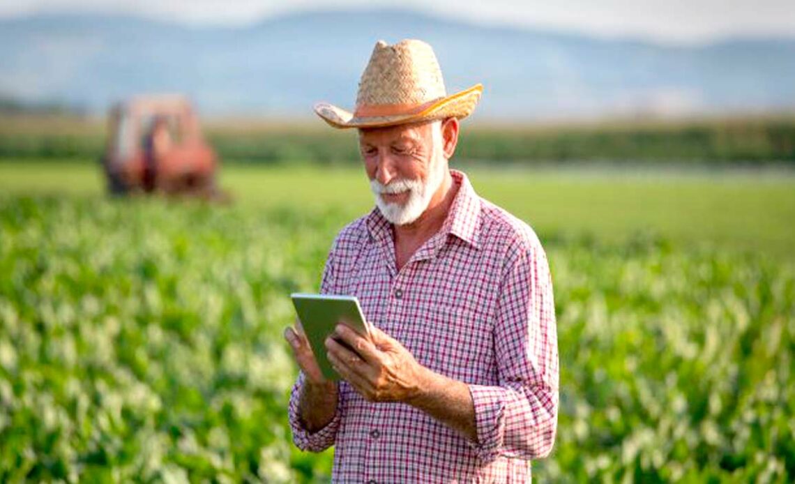 Agricultor conectado