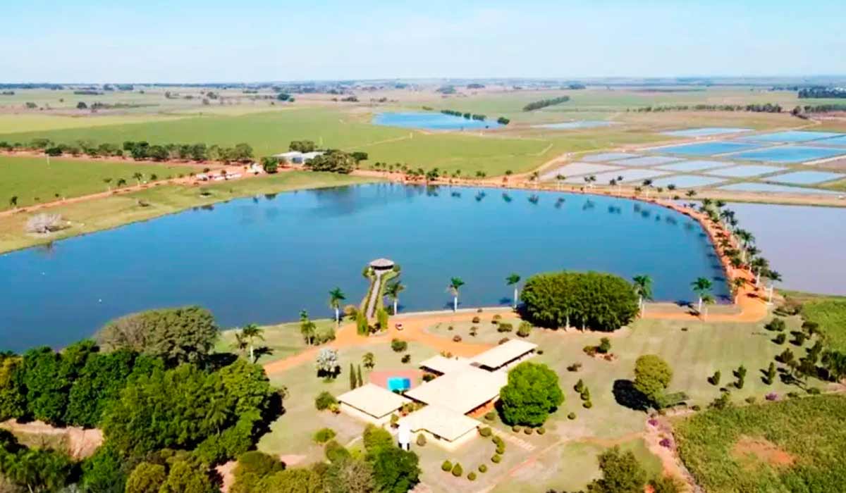 A propriedade está localizada a 120 km de Dourados (MS) — Foto: Grupo Valor