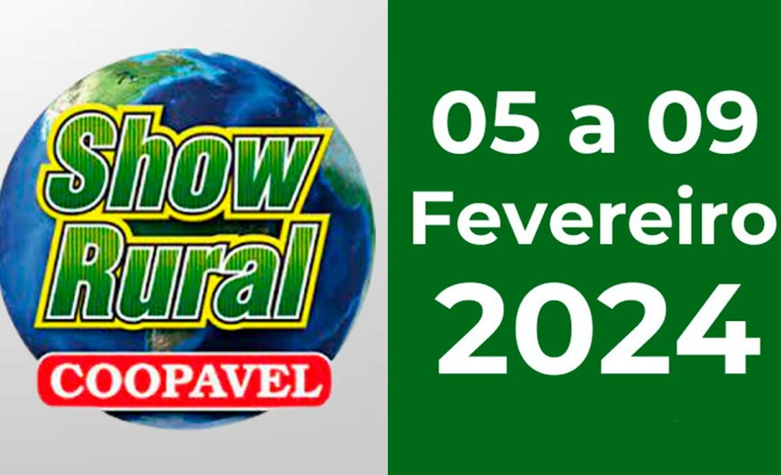 Chamada para o Show Rural Coopavel 2024