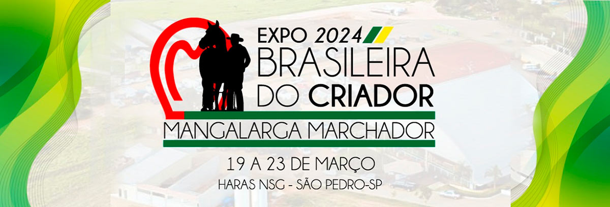 Banner da Exposição Brasileira do Criador 2024