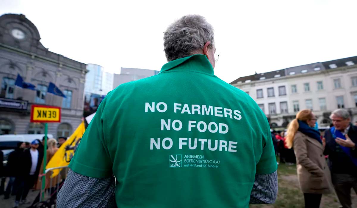 As tensões aumentam: Agricultores europeus protestam contra as políticas da UE e o comércio do Mercosul