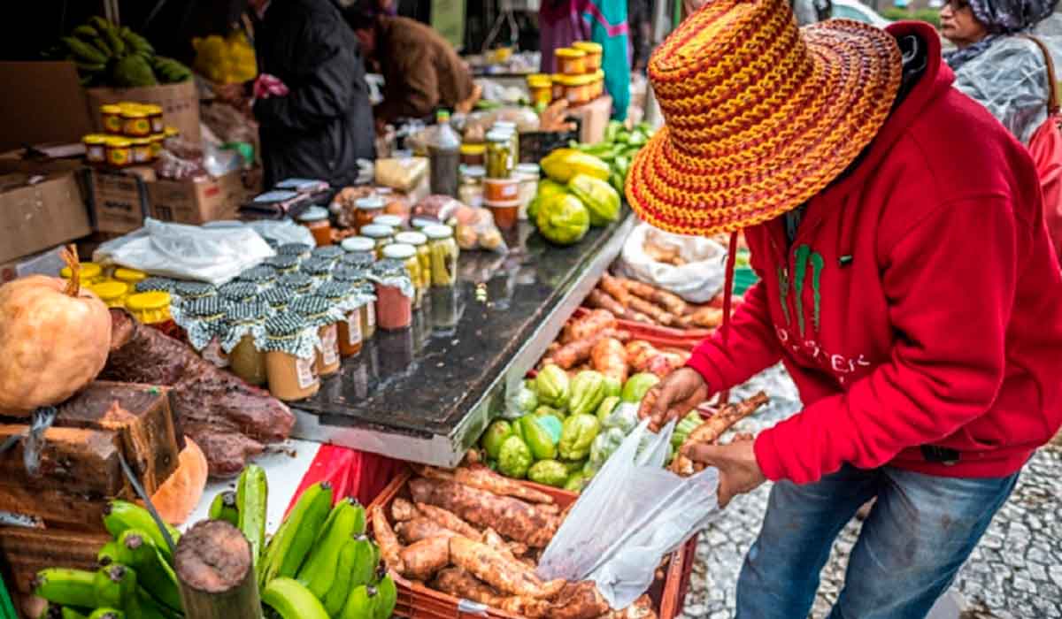 Mercado local de produtos agroecológicos