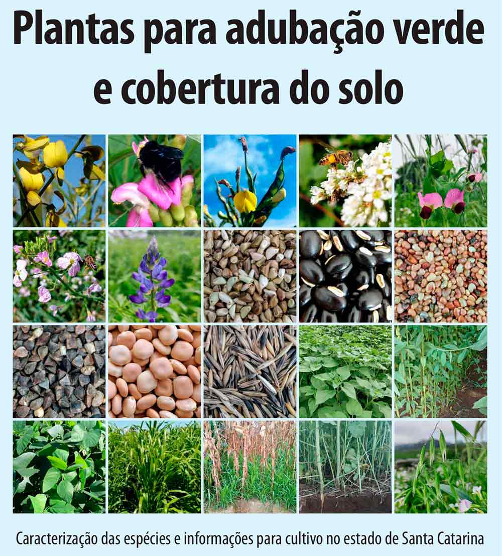 Capa da publicação da Epagri sobre plantas para adubação verde e cobertura do solo