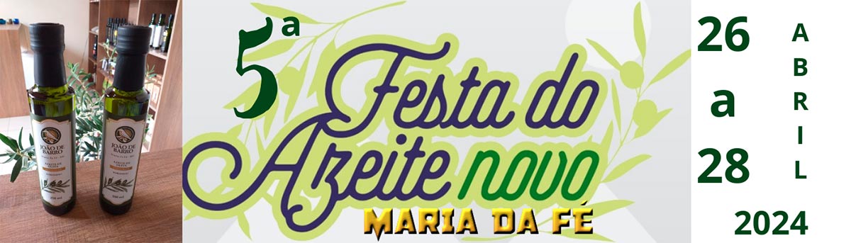 Banner da 5ª Festa do Azeite Novo