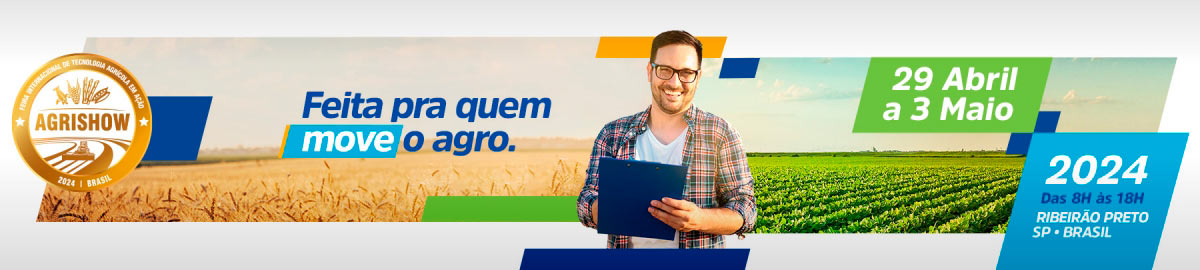 Banner da Agrishow 2024