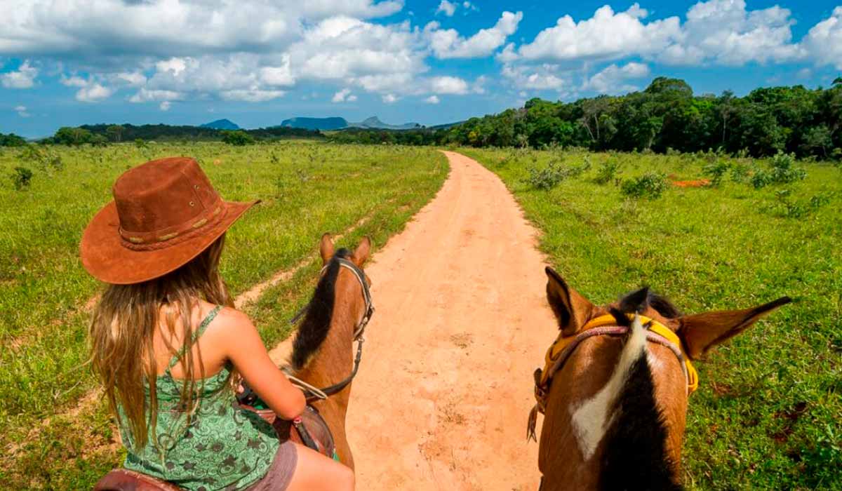 Cavalgada proporciona contato direto com o animal e o meio ambiente