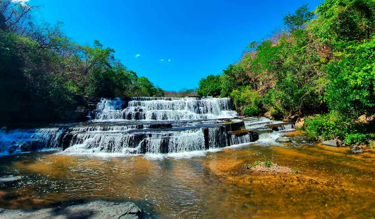 Cachoeira Sete Quedas, em Guarani de Goiás