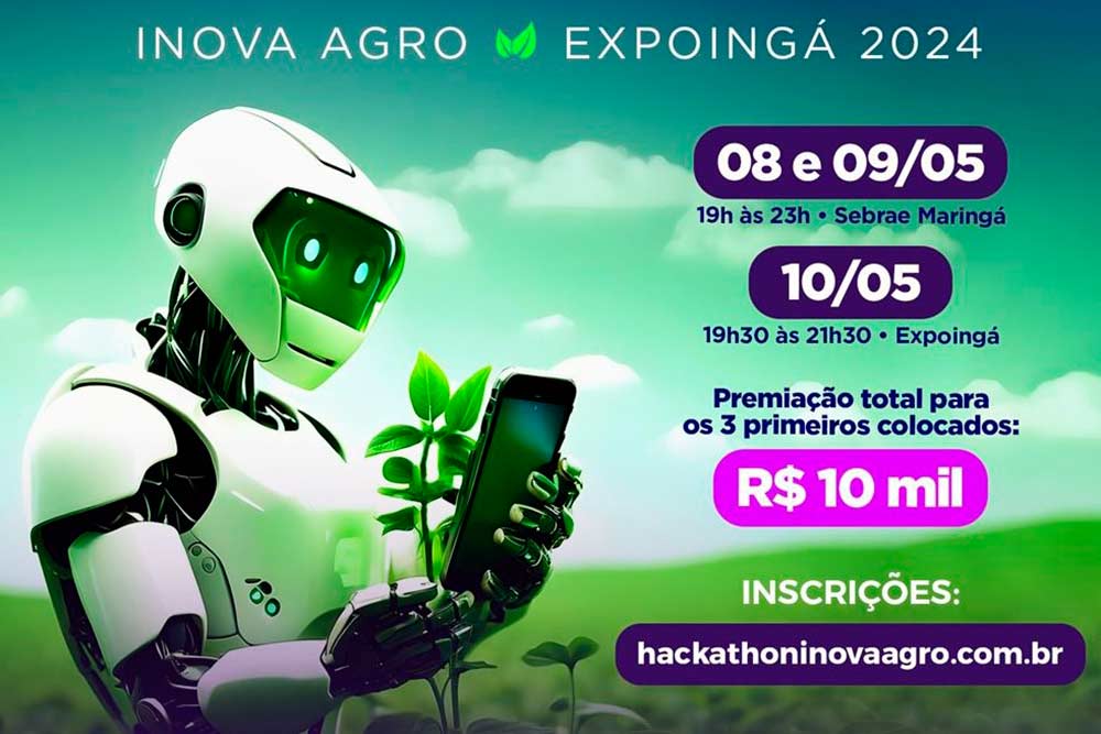 Chamada para a 5ª edição do Hackathon Inova Agro