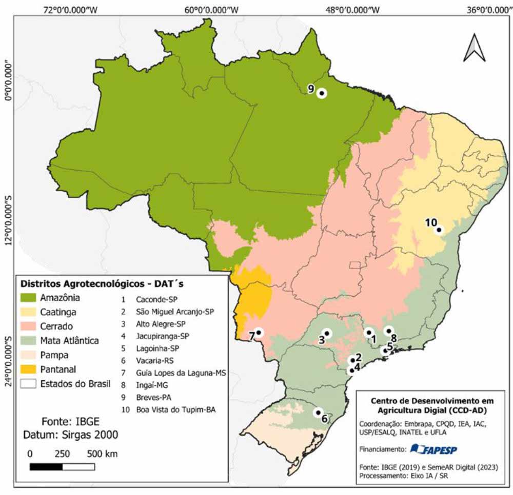 Dos dez Distritos Agrotecnológicos (DATs) previstos, o DAT 9 é o de Breves, no Marajó Dos dez Distritos Agrotecnológicos (DATs) previstos, o DAT 9 é o de Breves, no Marajó
