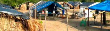 Acampamento em uma área de terra pública da União no norte do Tocantins - Foto: MST