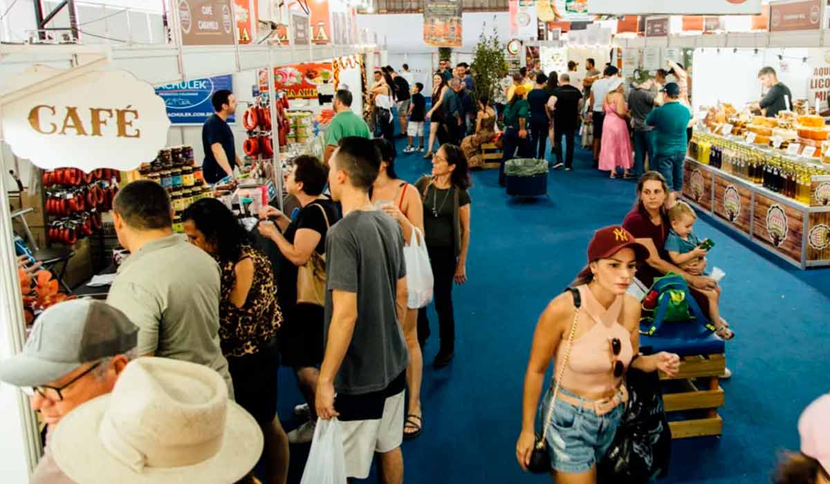O pavilhão da Expo Sabores O pavilhão da Expo Sabores