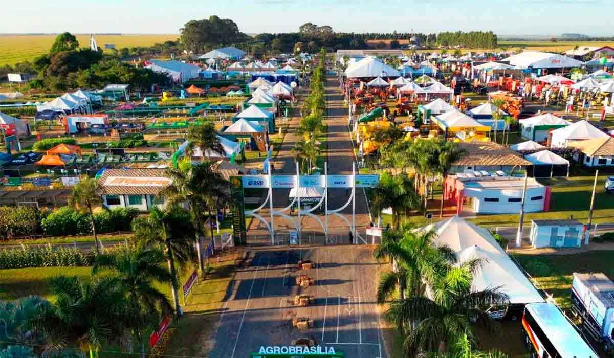 Vista área da AgroBrasília Vista área da AgroBrasília