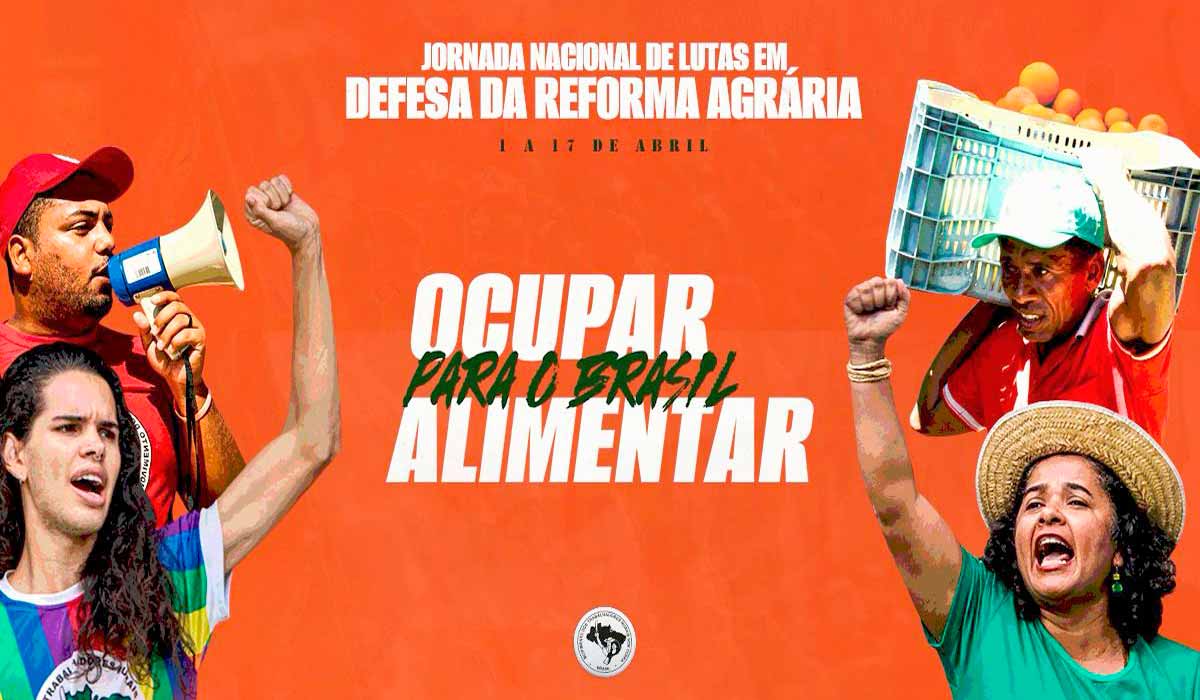Chamada para o Abril Vermelho 2025