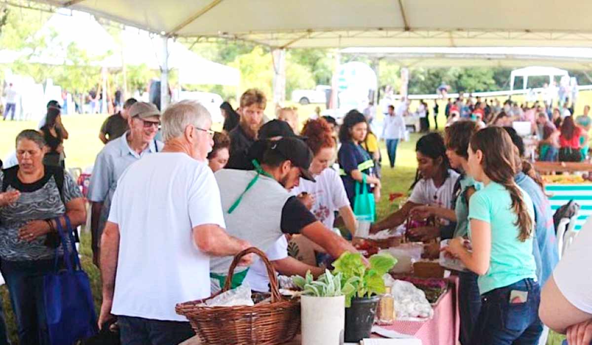 Público no evento