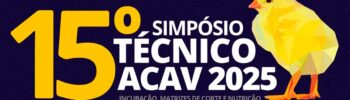 Chamada para o 15° Simpósio Técnico ACAV
