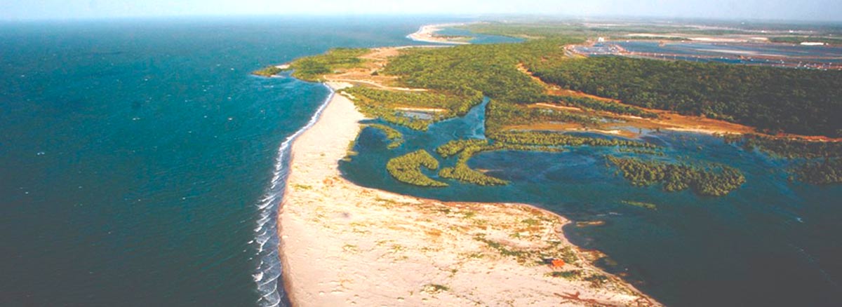 Vista aérea de Costa Negra