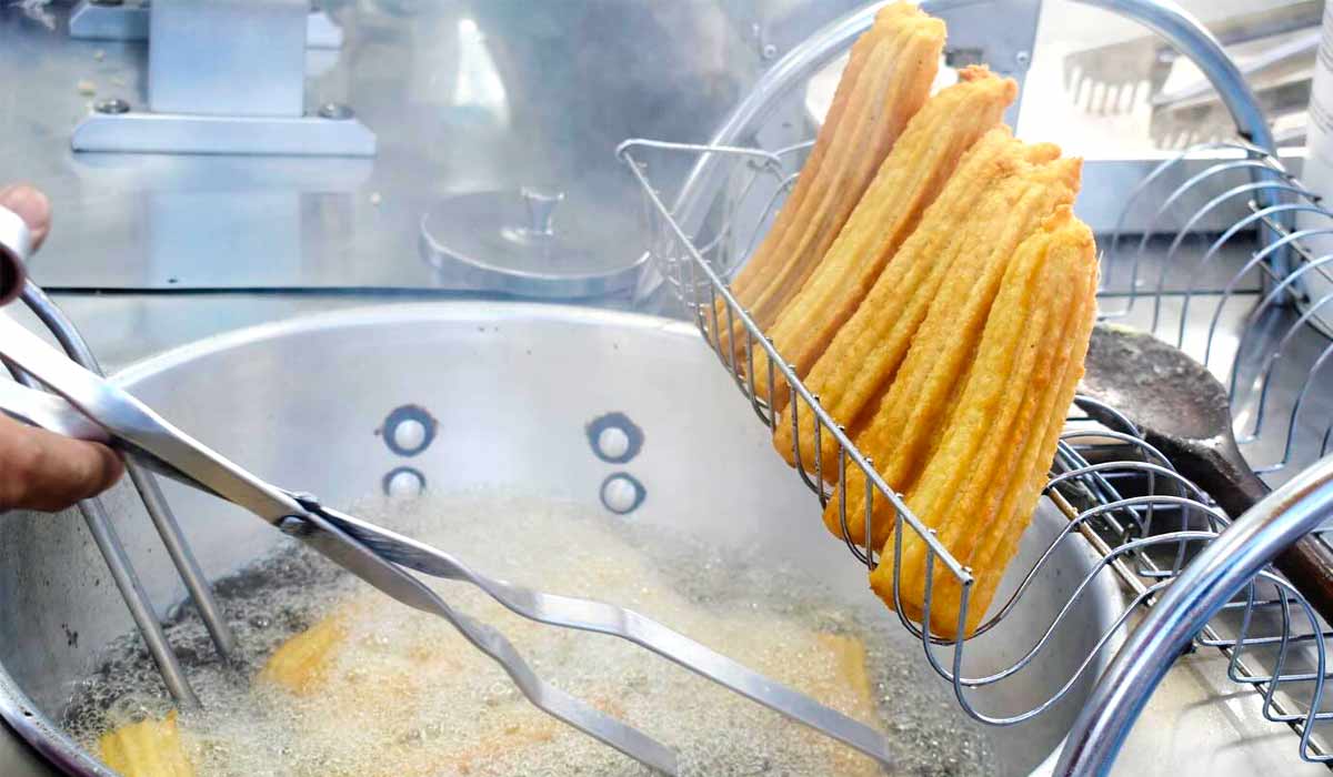 Os churros não podem faltar