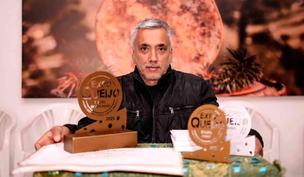 O produtor Jaime Porfírio de Barros, da Queijaria Pedra do Segredo, o primeiro produtor Super Ouro do Brasil