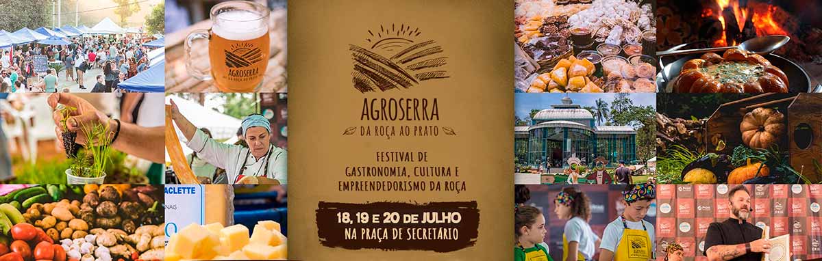 Banner do Festival AgroSerra – Da Roça ao Prato