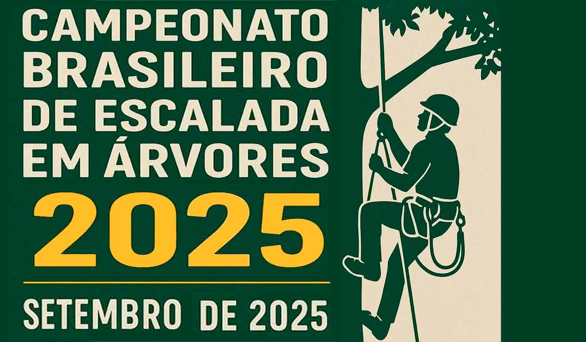 Chamada para o Campeonato Brasileiro de Escalada em Árvores