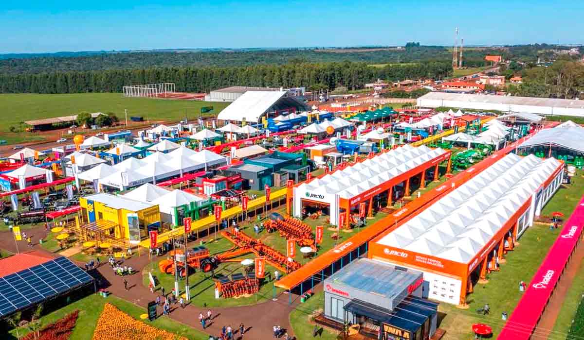 Vista do parque de exposições