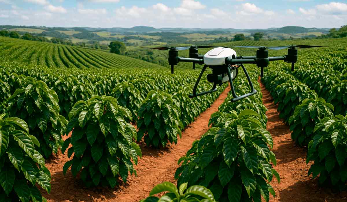 A cafeicultura tem experimentado avanços significativos com a introdução de tecnologias digitais, aumentando a eficiência e a produtividade das lavouras A cafeicultura tem experimentado avanços significativos com a introdução de tecnologias digitais, aumentando a eficiência e a produtividade das lavouras