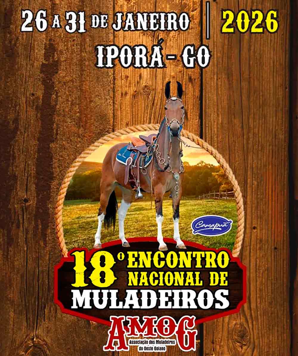 Chamada para o Encontro de Muladeiros de Iporá 2026 Chamada para o Encontro de Muladeiros de Iporá 2026