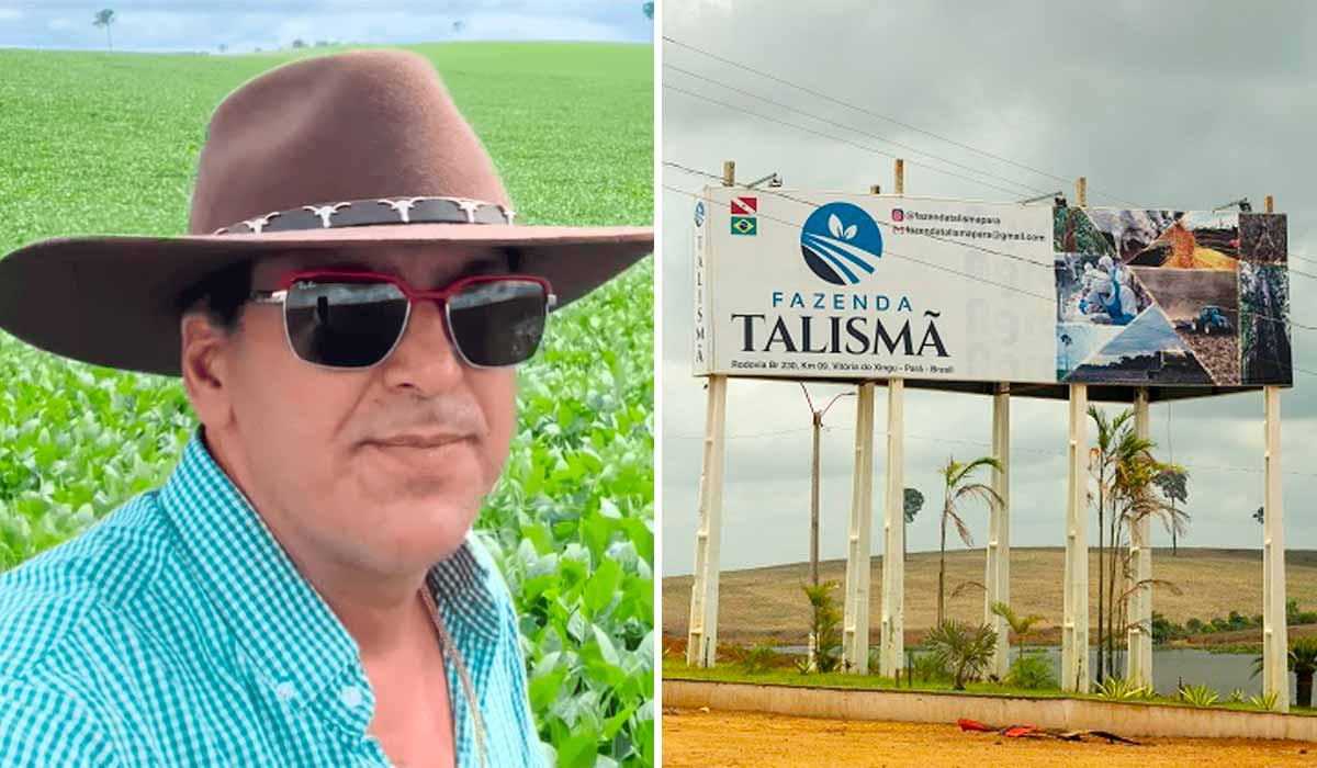 Debs Antônio Rosa tornou-se um conhecido sojeiro na região de Vitória do Xingu, no Pará, onde realiza festas com sertanejos e eventos com a participação de políticos locais na fazenda Talismã Debs Antônio Rosa tornou-se um conhecido sojeiro na região de Vitória do Xingu, no Pará, onde realiza festas com sertanejos e eventos com a participação de políticos locais na fazenda Talismã