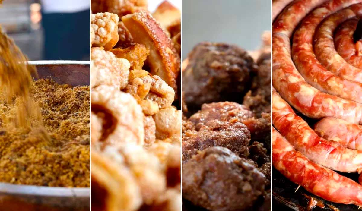 Um festival de gastronomia tradicional Um festival de gastronomia tradicional