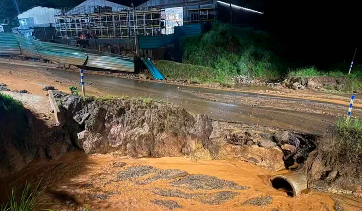 Vazamento em mina da Vale atinge Congonhas (MG) - Foto: Prefeitura Congonhas Vazamento em mina da Vale atinge Congonhas (MG) - Foto: Prefeitura Congonhas