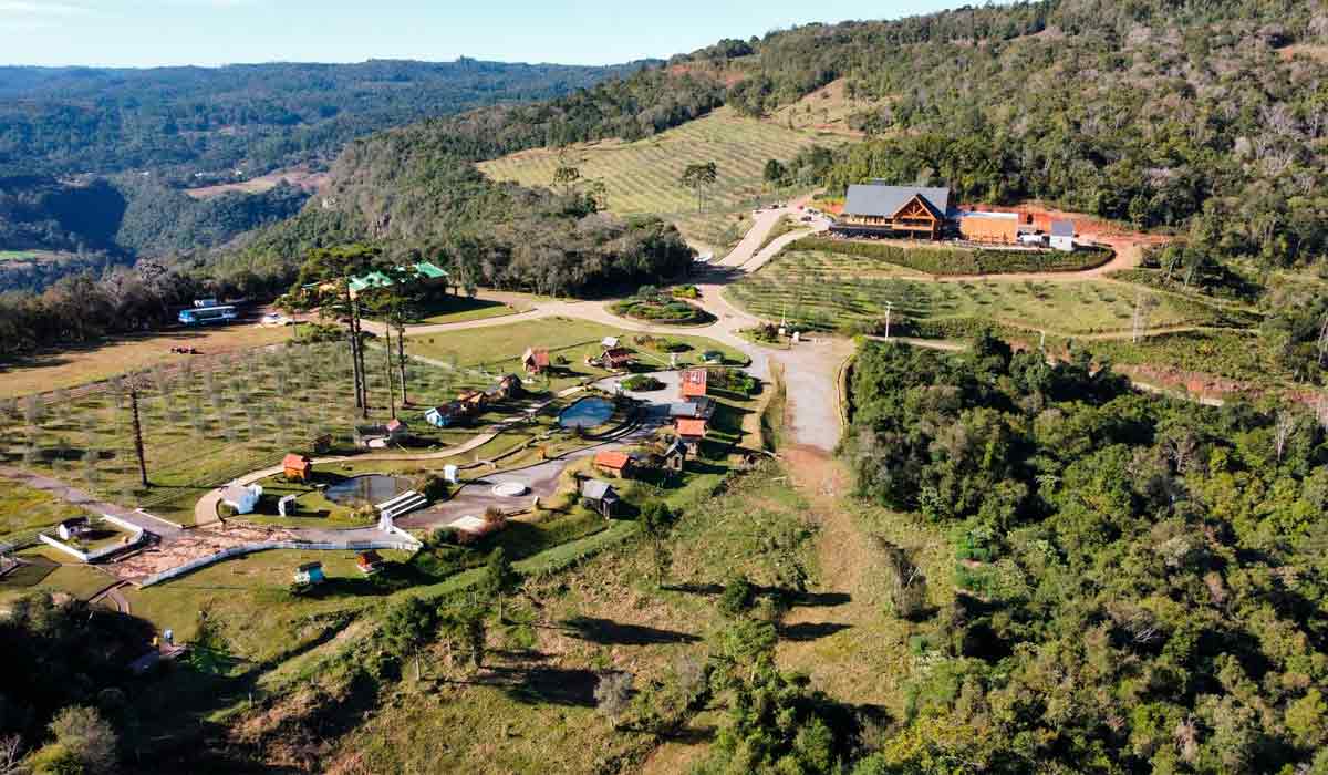 Vista do Parque Olivas de Gramado Vista do Parque Olivas de Gramado