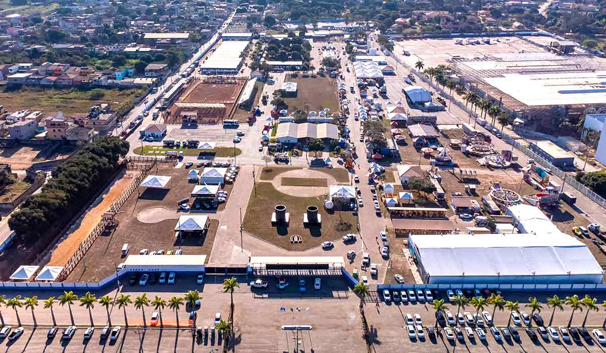 Vista aérea do Parque de Exposições Latiff Mussi Rocha - Foto: Rui Porto Filho Vista aérea do Parque de Exposições Latiff Mussi Rocha - Foto: Rui Porto Filho