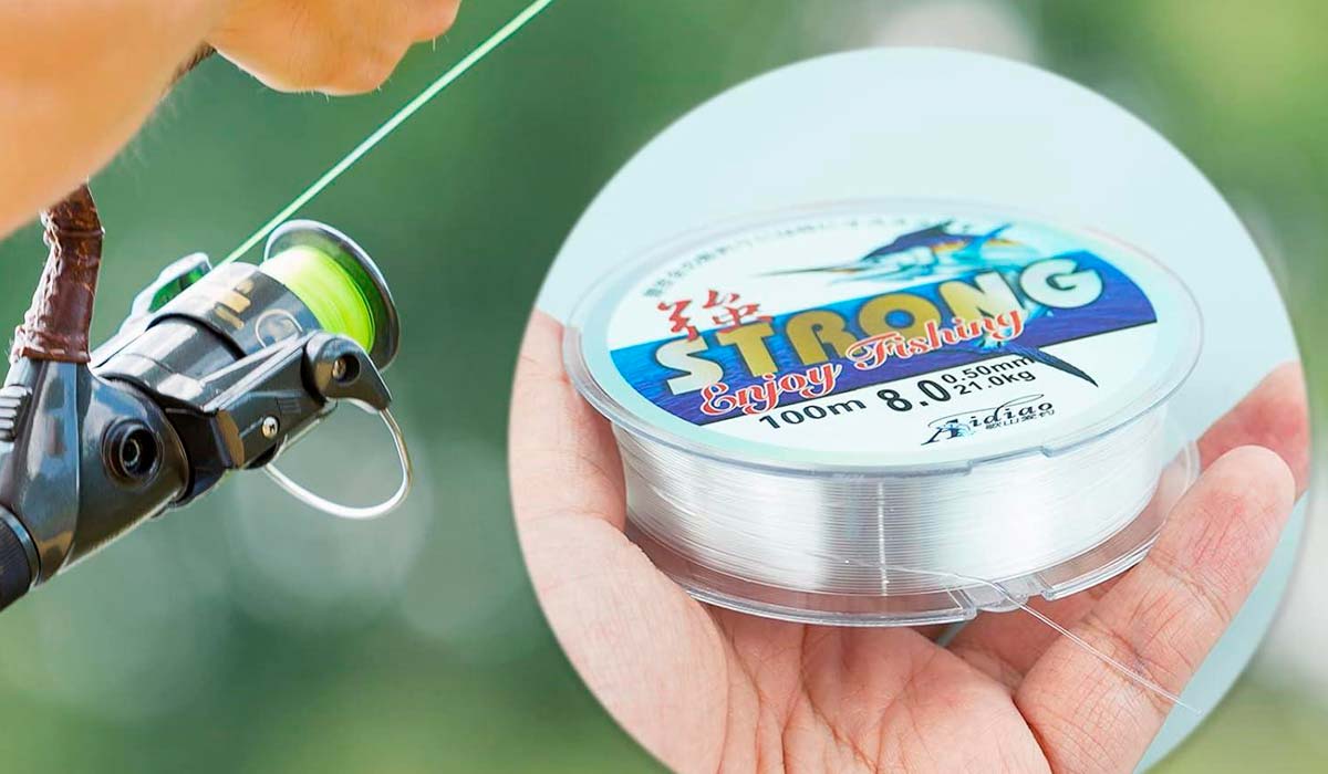 Linha grossa é visível dentro da água, por isso opte por linhas finas e discretas Linha grossa é visível dentro da água, por isso opte por linhas finas e discretas