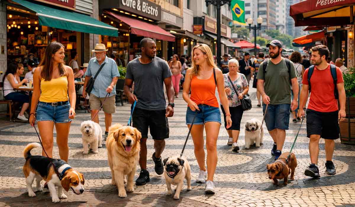 Com 67,8 milhões de animais, o país é líder mundial em cães por habitante Com 67,8 milhões de animais, o país é líder mundial em cães por habitante