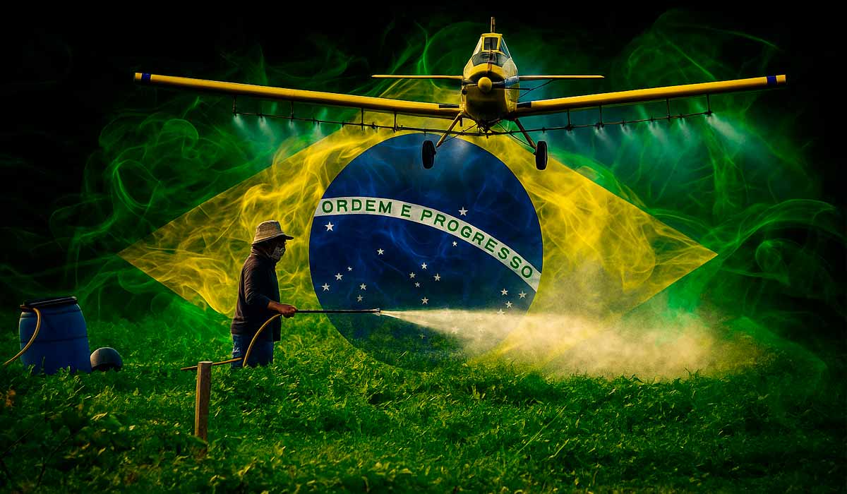 O Brasil vem batendo recordes sucessivos de uso de agrotóxicos O Brasil vem batendo recordes sucessivos de uso de agrotóxicos