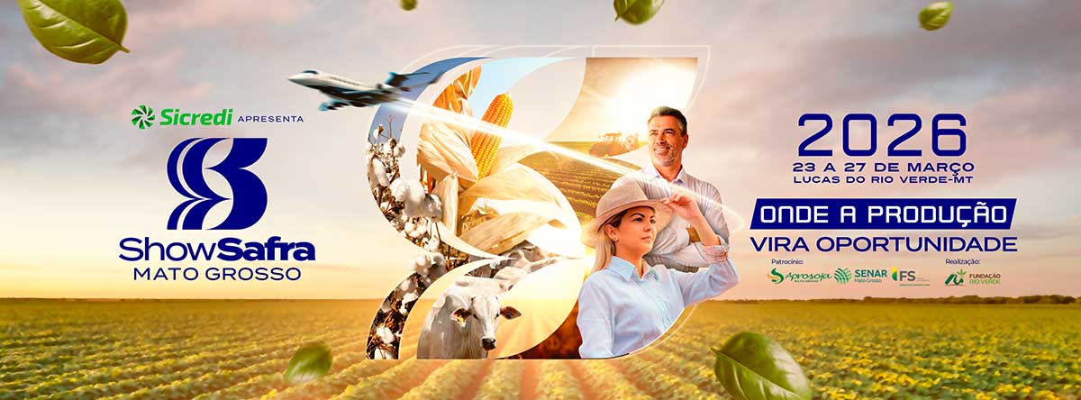 Banner do Show Safra Mato Grosso 2026 Banner do Show Safra Mato Grosso 2026
