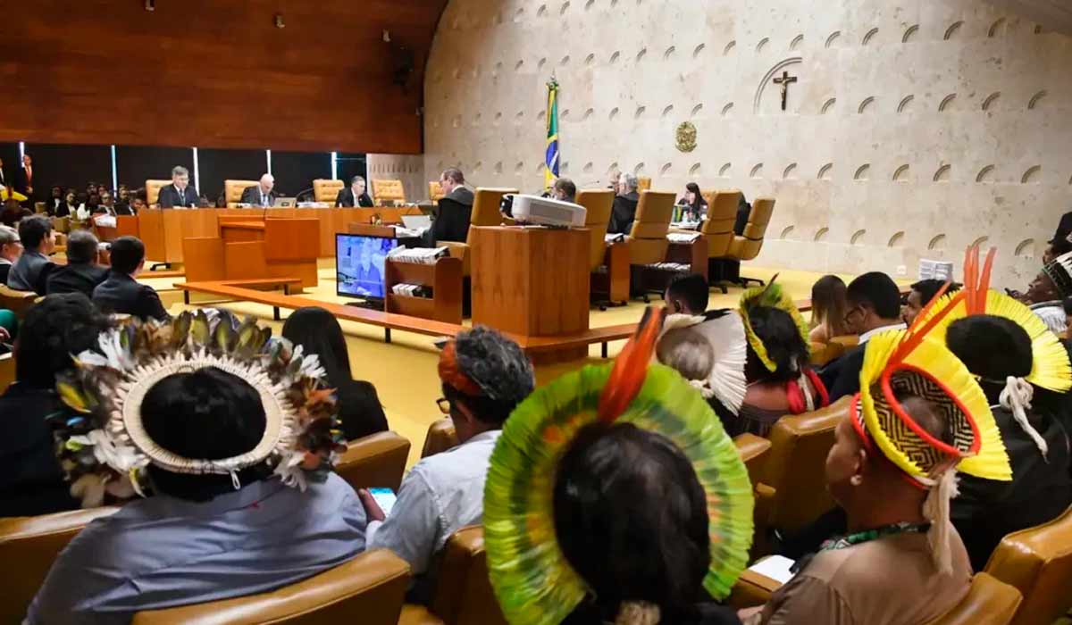 Em dezembro de 2025, o STF declarou pela segunda vez a inconstitucionalidade da tese do marco temporal - Foto: Carlos Moura/STF