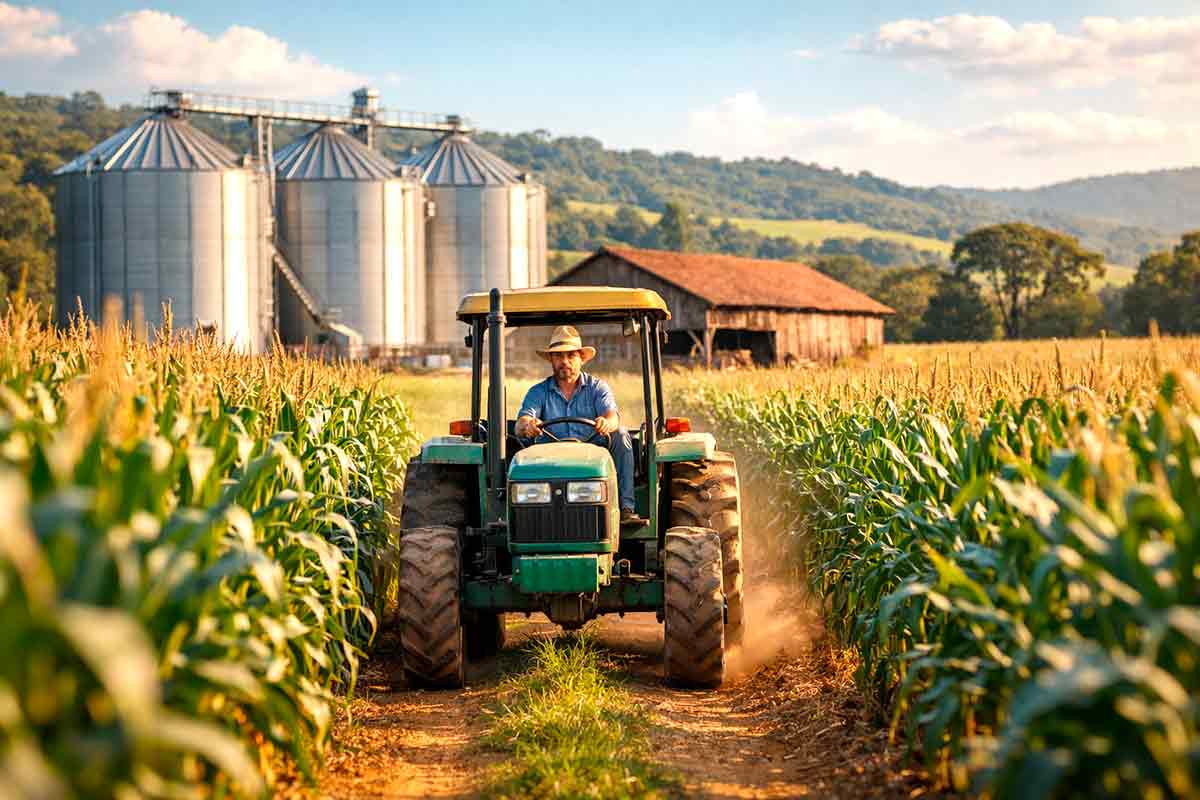 A estrutura de armazenagem garante maior autonomia comercial ao produtor e melhor posicionamento nos mercados interno e externo A estrutura de armazenagem garante maior autonomia comercial ao produtor e melhor posicionamento nos mercados interno e externo
