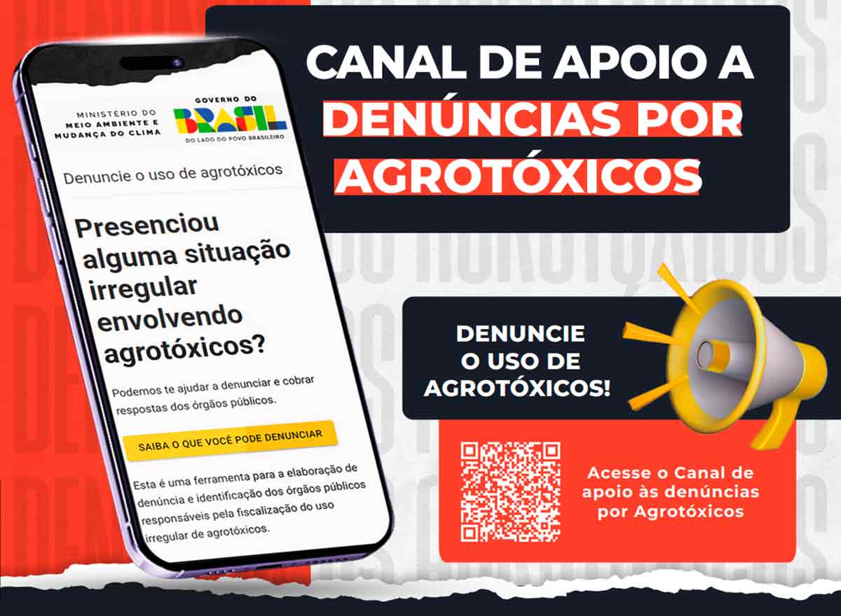 Canal de Apoio a Denúncias por Agrotóxicos é lançado pelo MMA