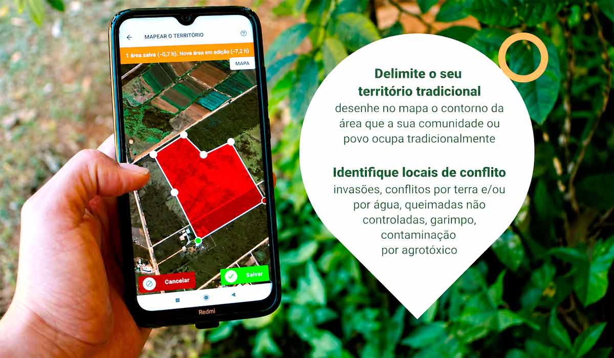 Aplicativo Tô no Mapa permite que povos e comunidades tradicionais delimitem suas áreas e enviem informações ao MPF Aplicativo Tô no Mapa permite que povos e comunidades tradicionais delimitem suas áreas e enviem informações ao MPF