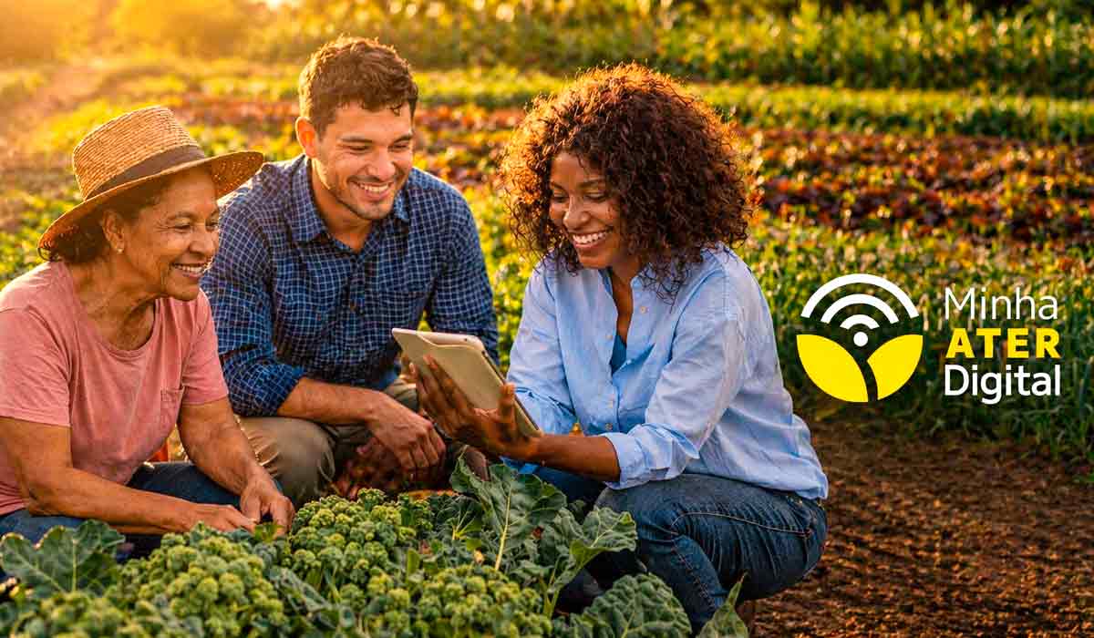 A plataforma Minha Ater Digital amplia acesso à assistência técnica rural
